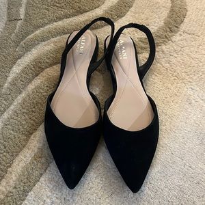 NWT! Black Alfani sling back shoe